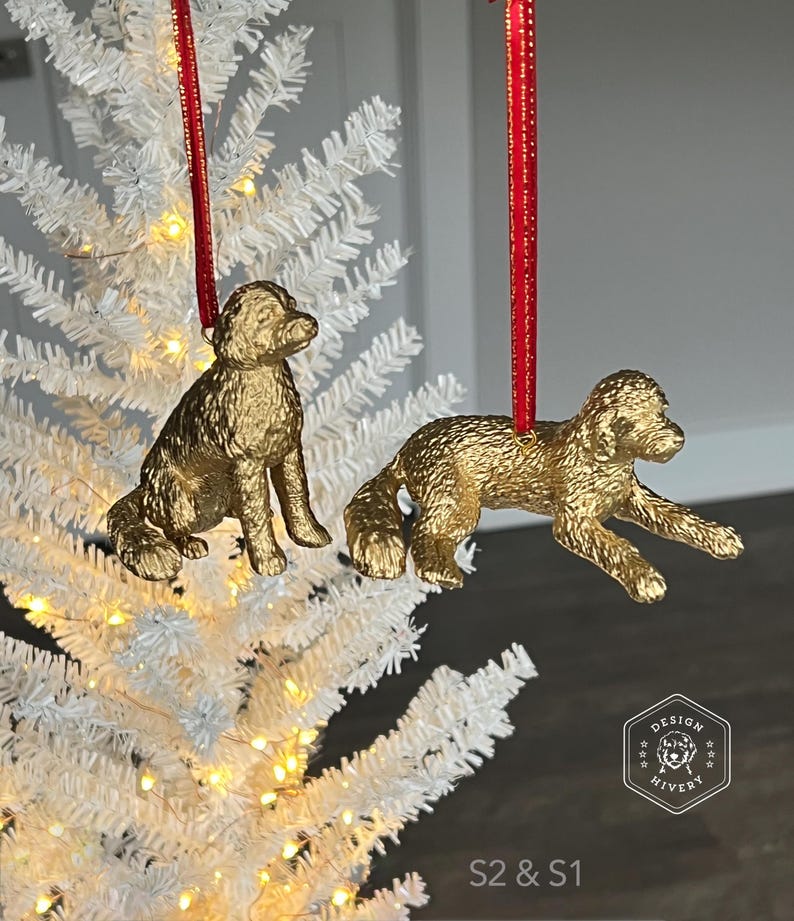 Ornamente für Hundeliebhaber: Goldendoodle, Labradoodle, Bernedoodle, Sheepadoodle, Aussiedoodle, Cavapoo, Schnoodle, Whoodle, Poo & mehr! Bild 9