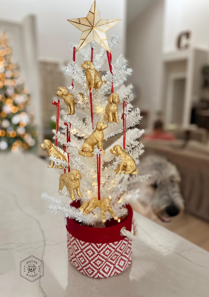 Ornamente für Hundeliebhaber: Goldendoodle, Labradoodle, Bernedoodle, Sheepadoodle, Aussiedoodle, Cavapoo, Schnoodle, Whoodle, Poo & mehr! Bild 16