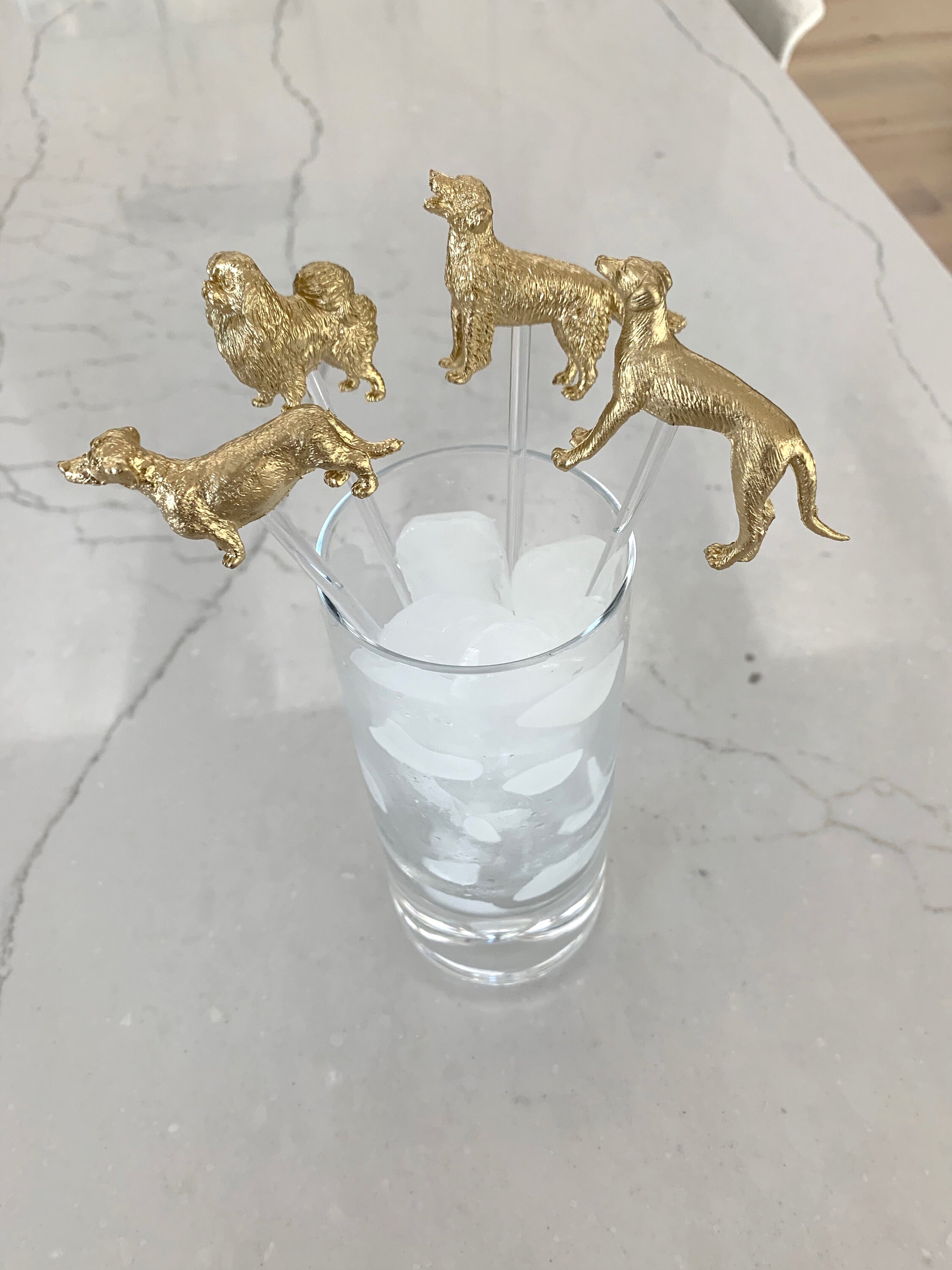 Dog Drink Stirrers Swizzle Sticks Wedding Favors Etsy