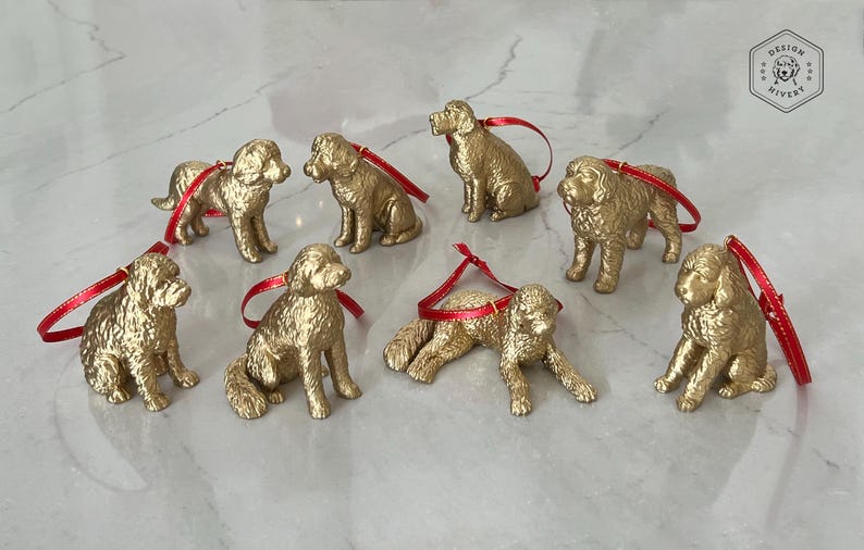 Ornamente für Hundeliebhaber: Goldendoodle, Labradoodle, Bernedoodle, Sheepadoodle, Aussiedoodle, Cavapoo, Schnoodle, Whoodle, Poo & mehr! Bild 11