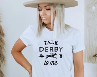 -shirt Parlez-moi du derby | T-shirt unisexe amusant Kentucky Derby