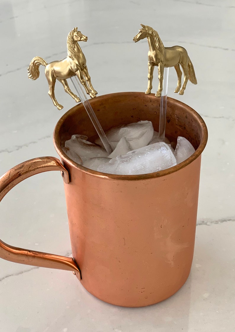 Metallic Horse / Pony Drink Stirrers Cocktail Swizzle Sticks Etsy