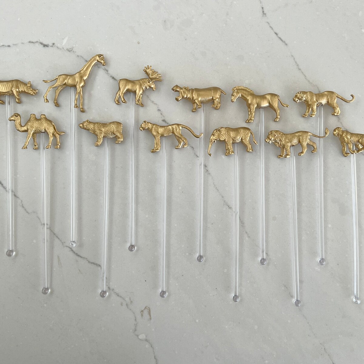 Safari Animal Stirrers