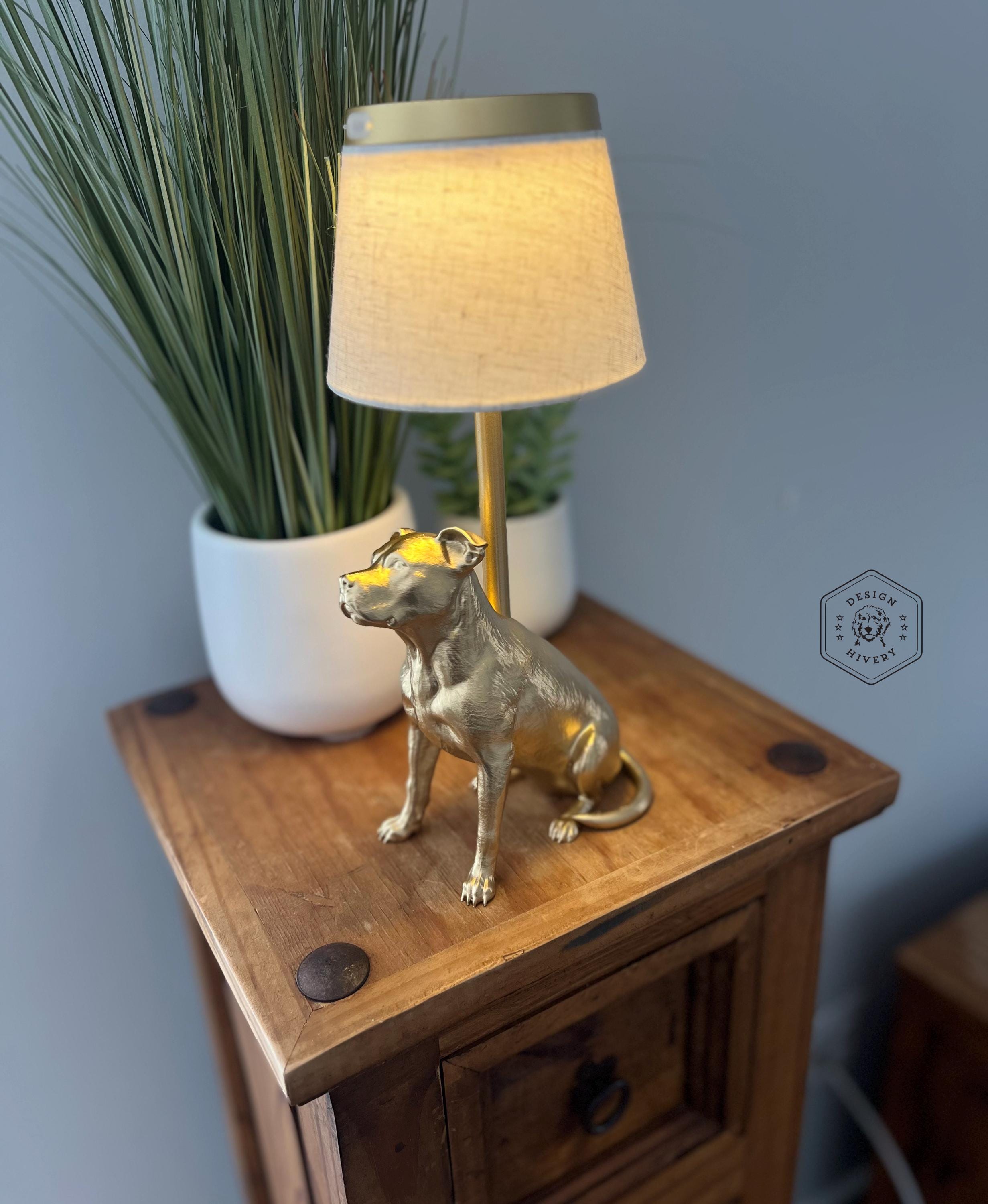Bull Terrier Lamp - Etsy