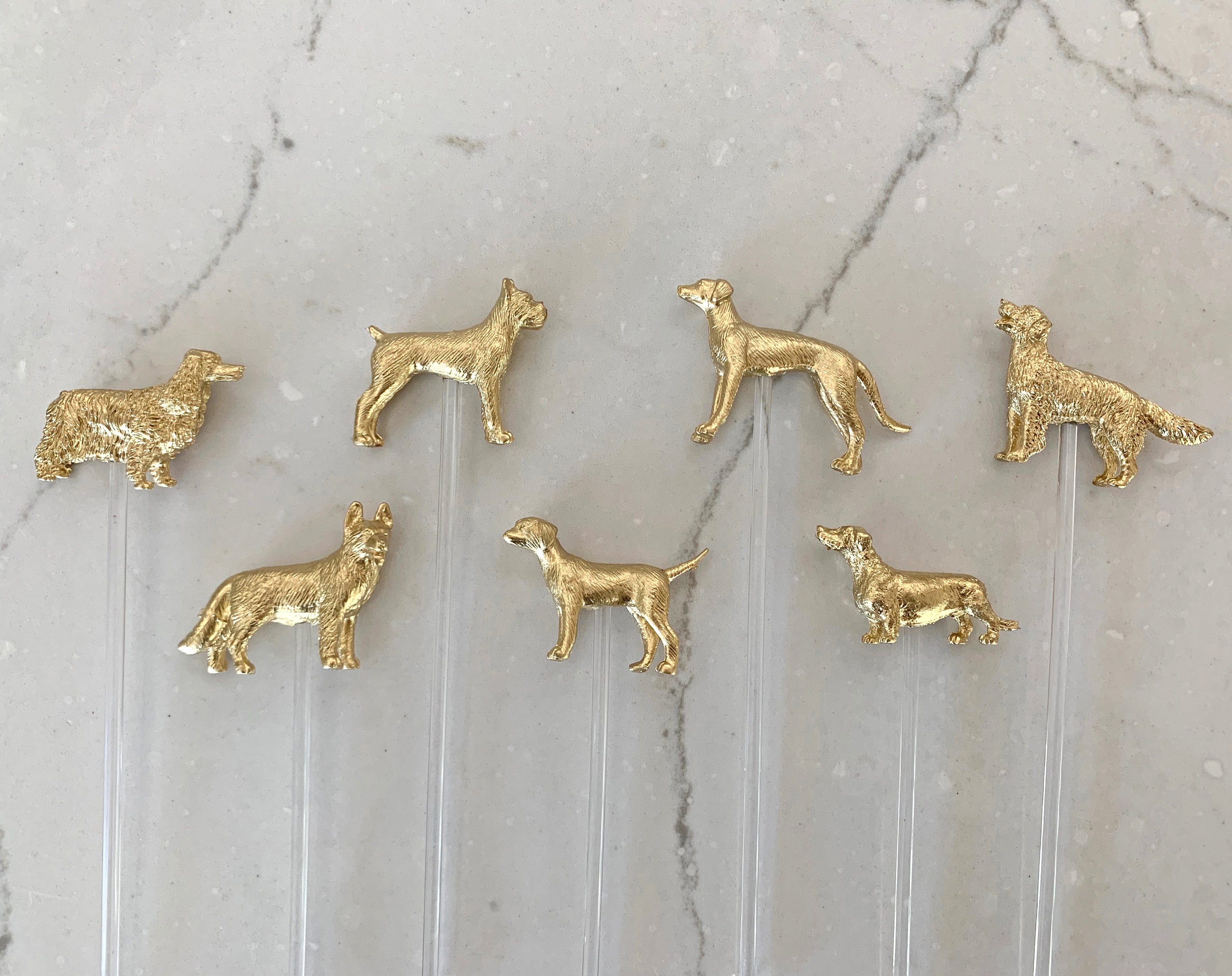 Dog Drink Stirrers Swizzle Sticks Wedding Favors Etsy