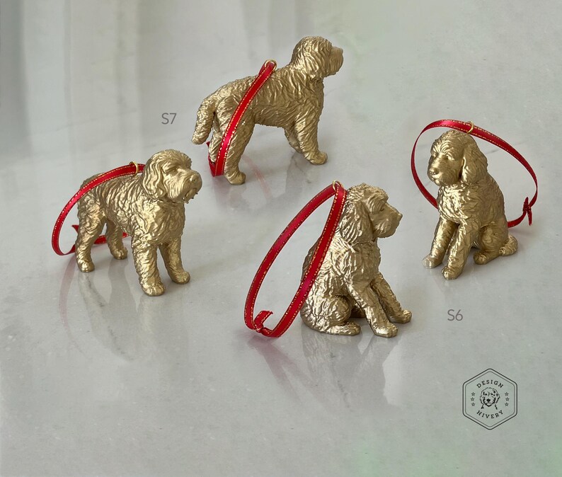 Ornamente für Hundeliebhaber: Goldendoodle, Labradoodle, Bernedoodle, Sheepadoodle, Aussiedoodle, Cavapoo, Schnoodle, Whoodle, Poo & mehr! Bild 8
