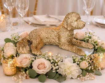 Figurines de griffonnage : décoration d'étagère pour la maison | Présentoir de table pour événement ou mariage | Goldendoodles, Labradoodles, Bernedoodles, Aussiedoodles et plus encore !