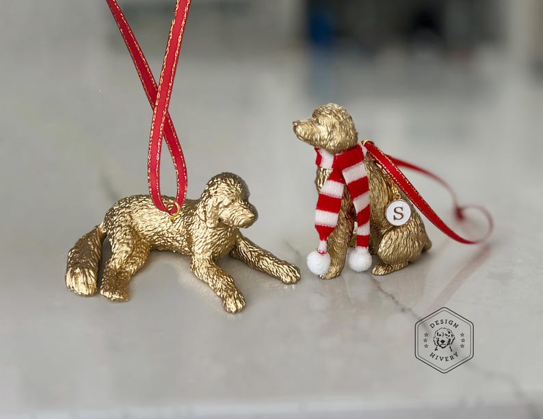 Ornamente für Hundeliebhaber: Goldendoodle, Labradoodle, Bernedoodle, Sheepadoodle, Aussiedoodle, Cavapoo, Schnoodle, Whoodle, Poo & mehr! Bild 1