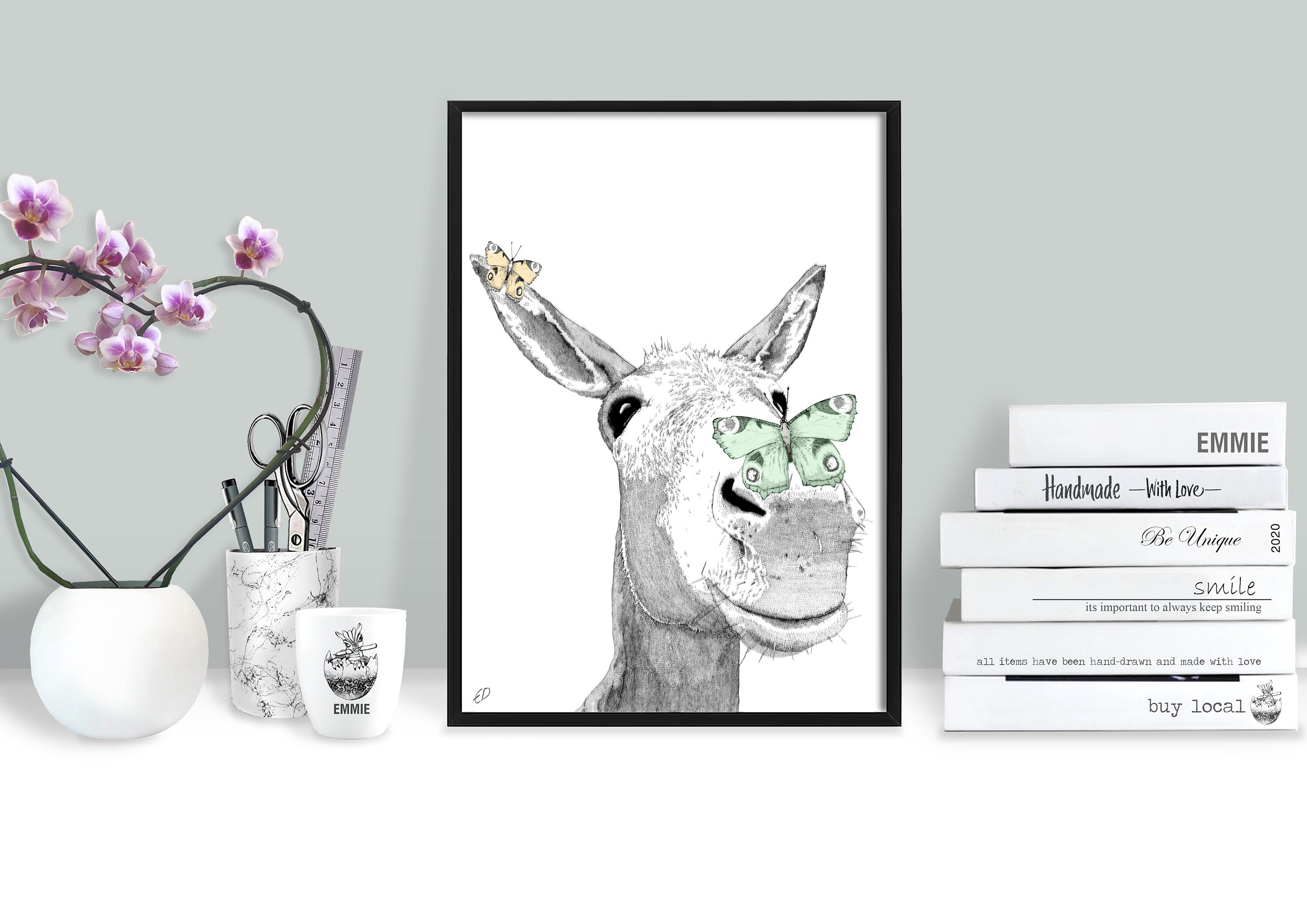 Pack of 4 Animal Prints Funny Animal Prints Cute Animal Prints Children