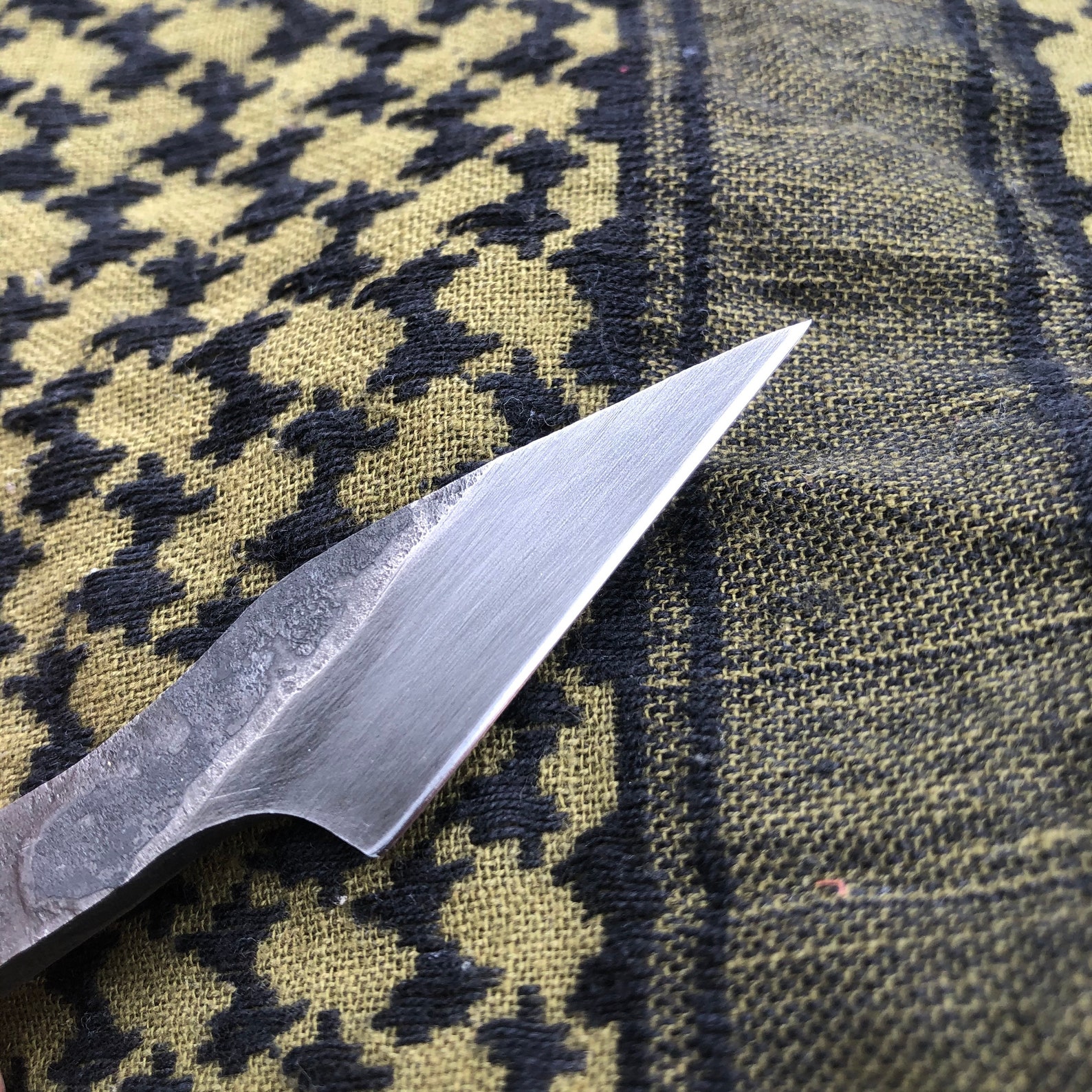 Kiridashi Knife With Hamon Hand & Hand Made Etsy