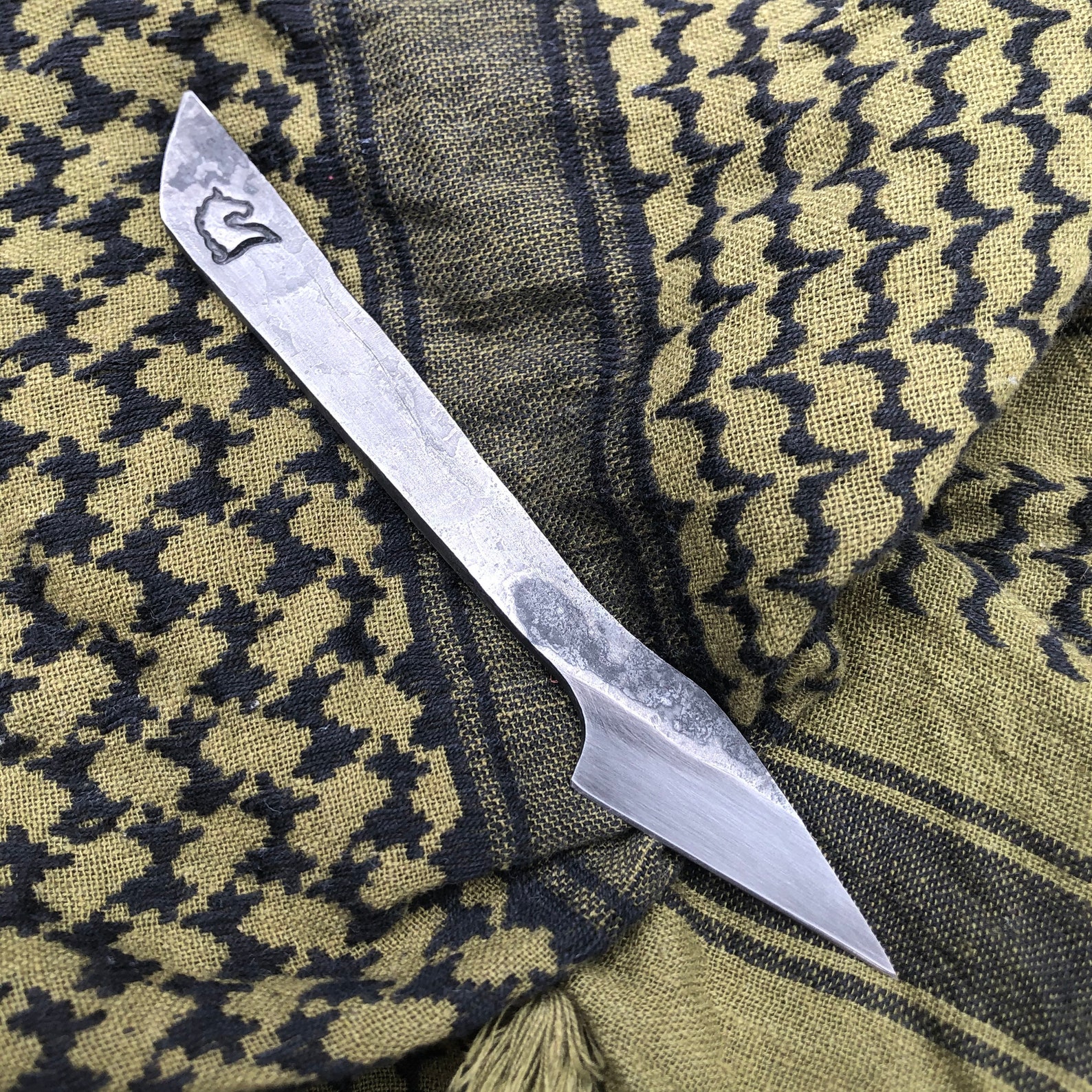 Kiridashi Knife with Hamon Hand & Hand Made Etsy