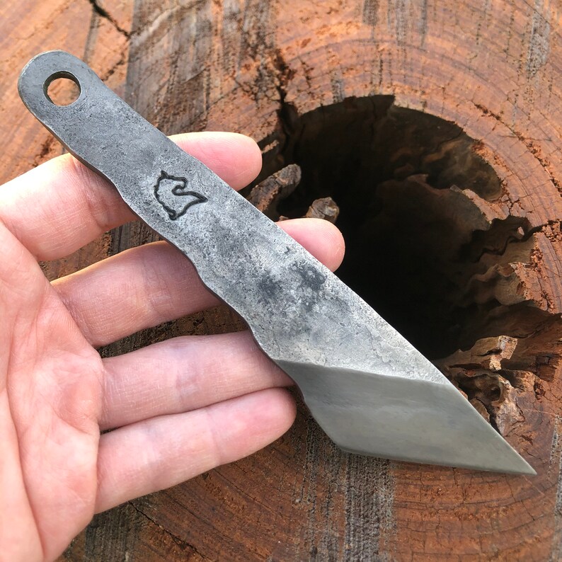 Hand Kiridashi Knife with Hamon Etsy