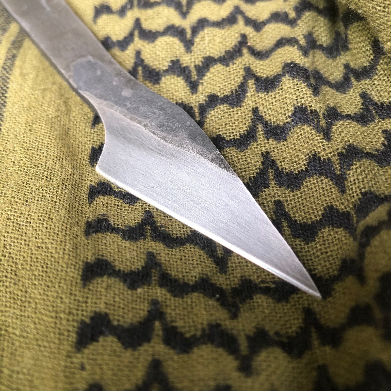 Kiridashi Knife With Hamon Hand & Hand Made Etsy