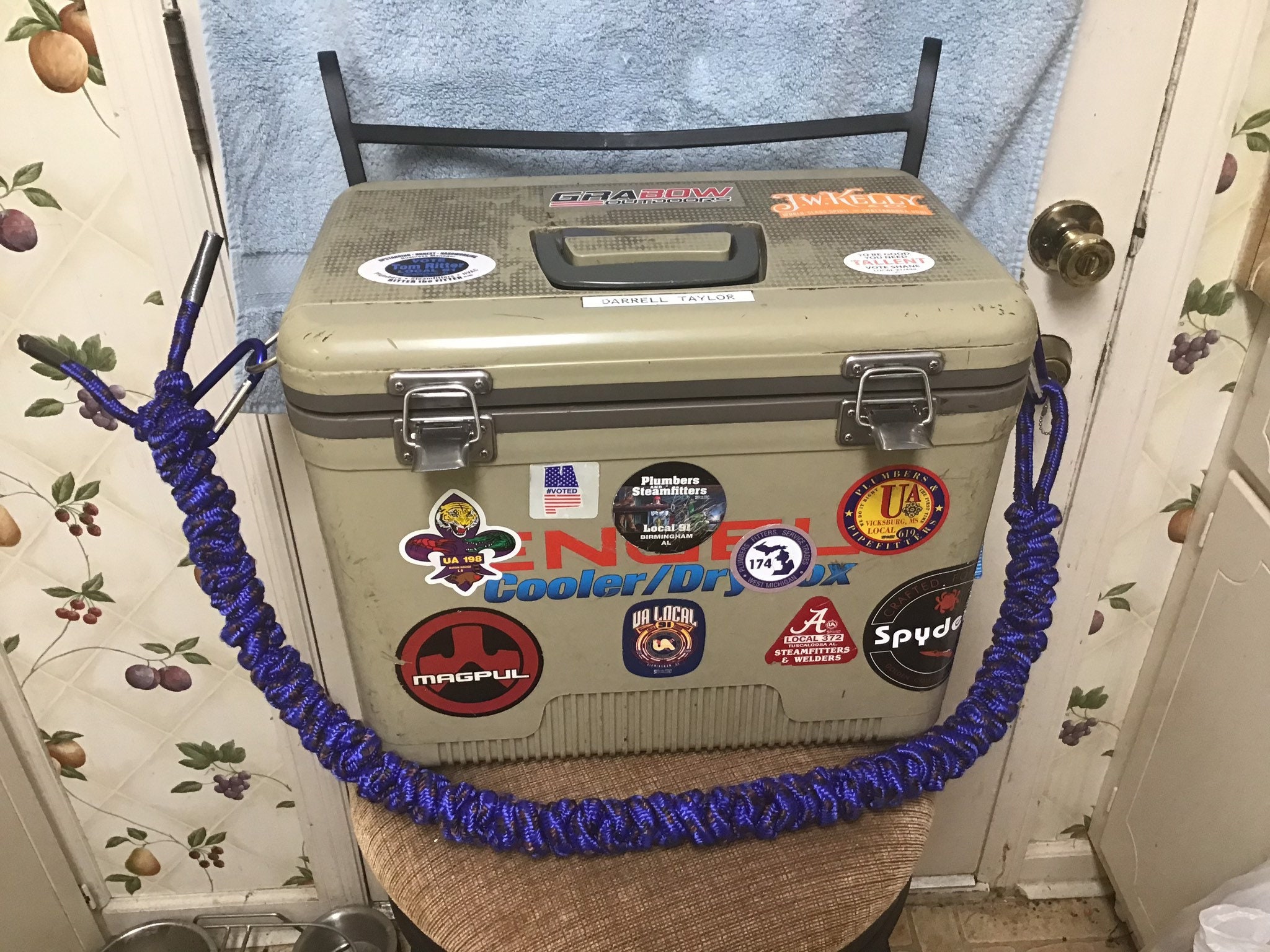 Springsnake Rope Lunchbox/cooler Strap Engel Cooler Ultraviolet 