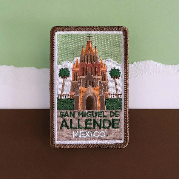 San Miguel de Allende Embroidered Iron-on Patch