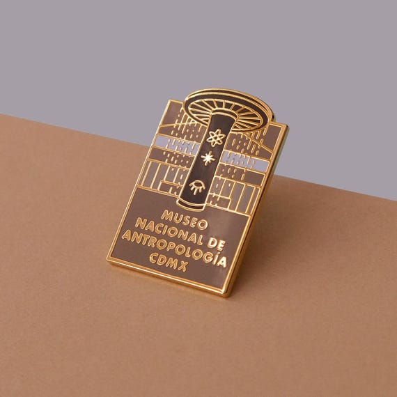 Mexico City National Museum of Anthropology Enamel Pin