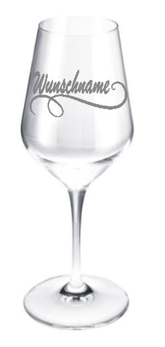 GRAVURZEILE Verre à Vin Leonardo - « Du Bist Mein Lieblingsmensch » - Gravure Personnalisable - Cadeau Pour Elle Et Lui Pour Un Mariage, Des