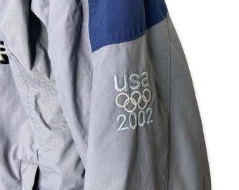 2002 Olympics Spyder US Ski Team Kids Size 16 Gray Jacket