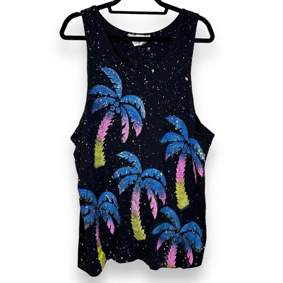 Women's Muscle Tank Beach Coverup Black One Size … - image 1