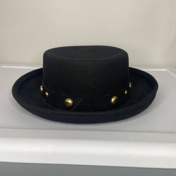 Vintage Bollman Hat Co. Doeskin Felt Hat Studded … - image 4