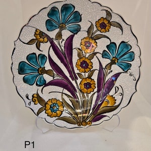 Handmade Turkish Ceramic Plate
