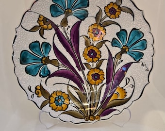 Handmade Turkish Ceramic Plate