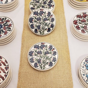 Handmade Turkish Ceramic Coaster