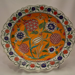 Handmade Turkish Ceramic Plate