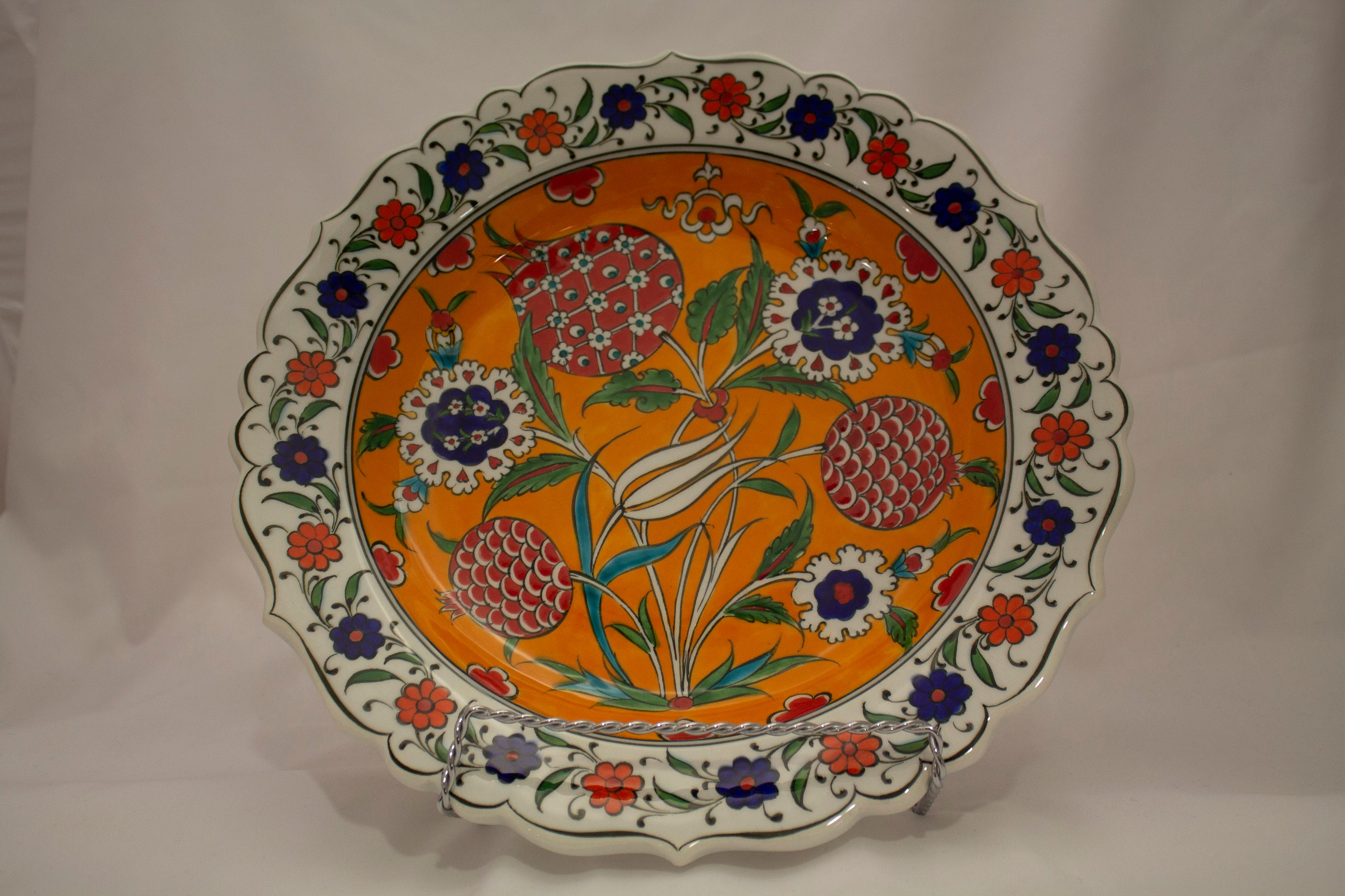 Handmade Turkish Ceramic Plate