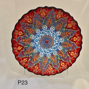 Handmade Turkish Ceramic Plate