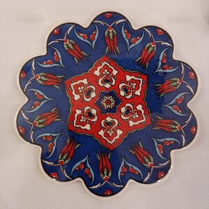 Handmade Turkish Ceramic Daisy Trivet B6