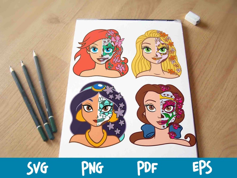 Download Disney Princess bundle svg Elsa Cricut Mulan Svg Moana Svg ...