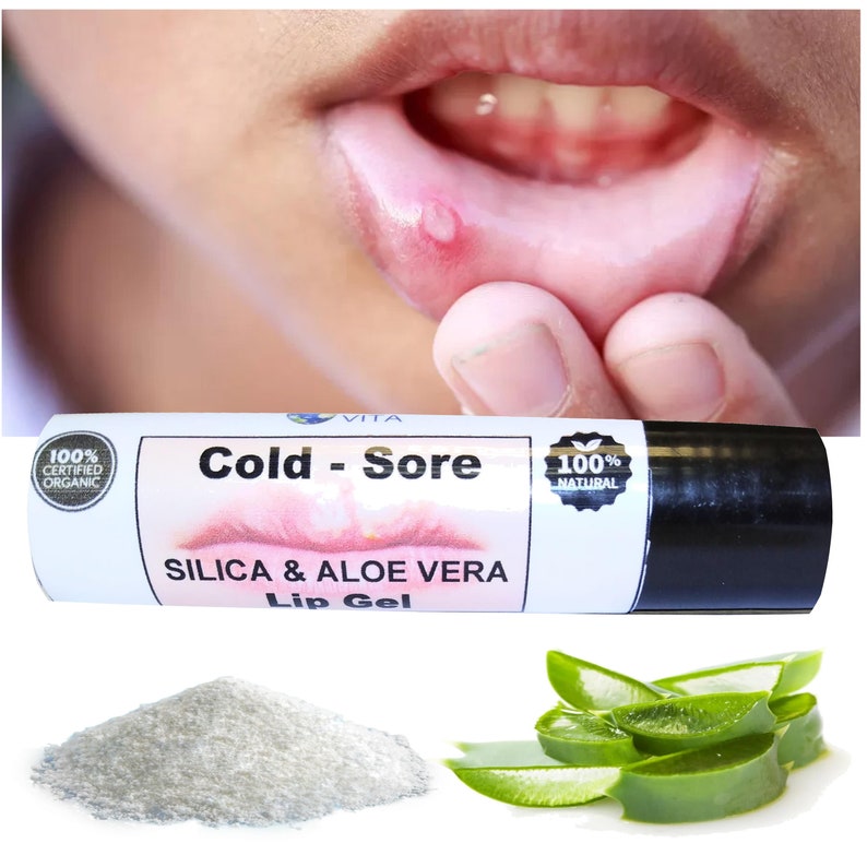 Lip Cold Sore Silica & Aloe Vera Gel Blisters Canker Sore Fast Etsy