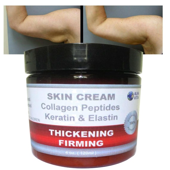 Collagen Peptides Keratin & Elastin Body Cream For Thickening Etsy