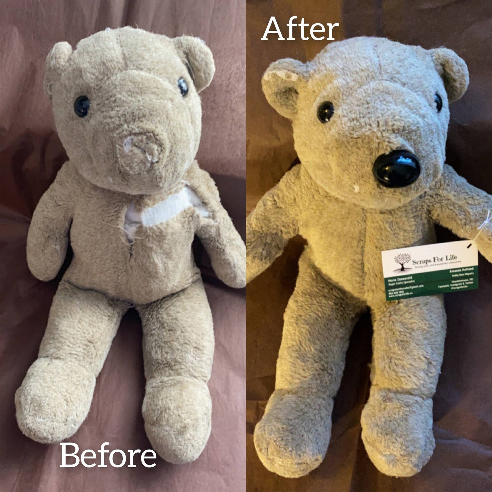 Stuffed Animal/Teddy Bear Repairs and Restoration Etsy