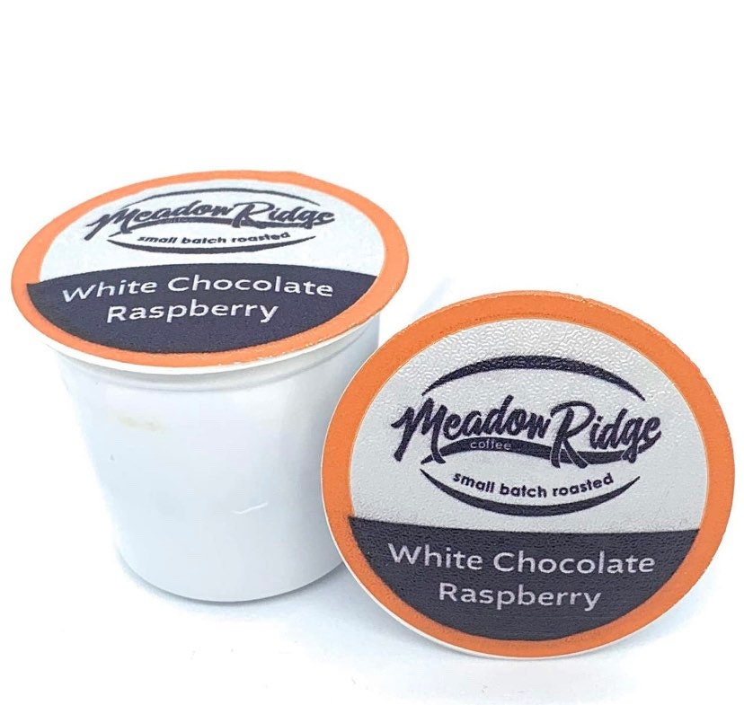 Meadow Ridge Coffee White Chocolate Raspberry K Cups 24 Etsy
