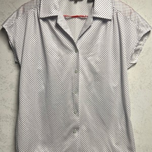 80s Polka-Dot Blouse