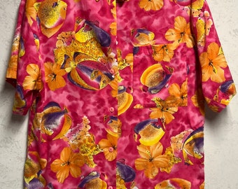 Vintage Tropical Blouse