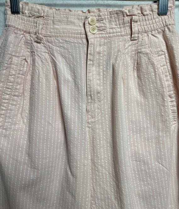 80s Soft Pink Pleated Pants
