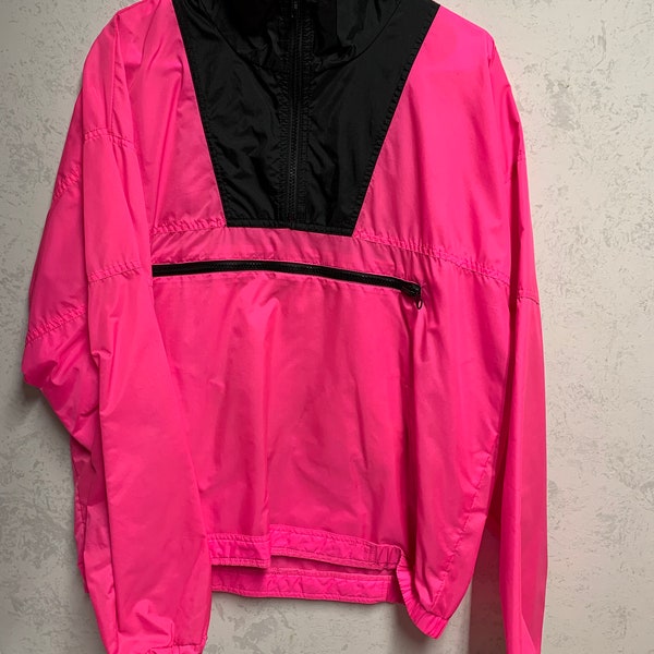 90's Neon Pink Maine Windbreaker main image 1