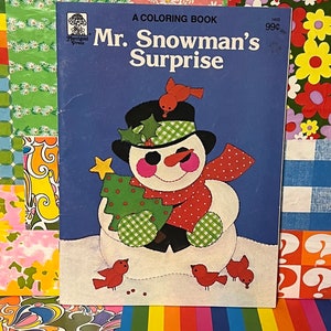 80s Christmas Coloring Book