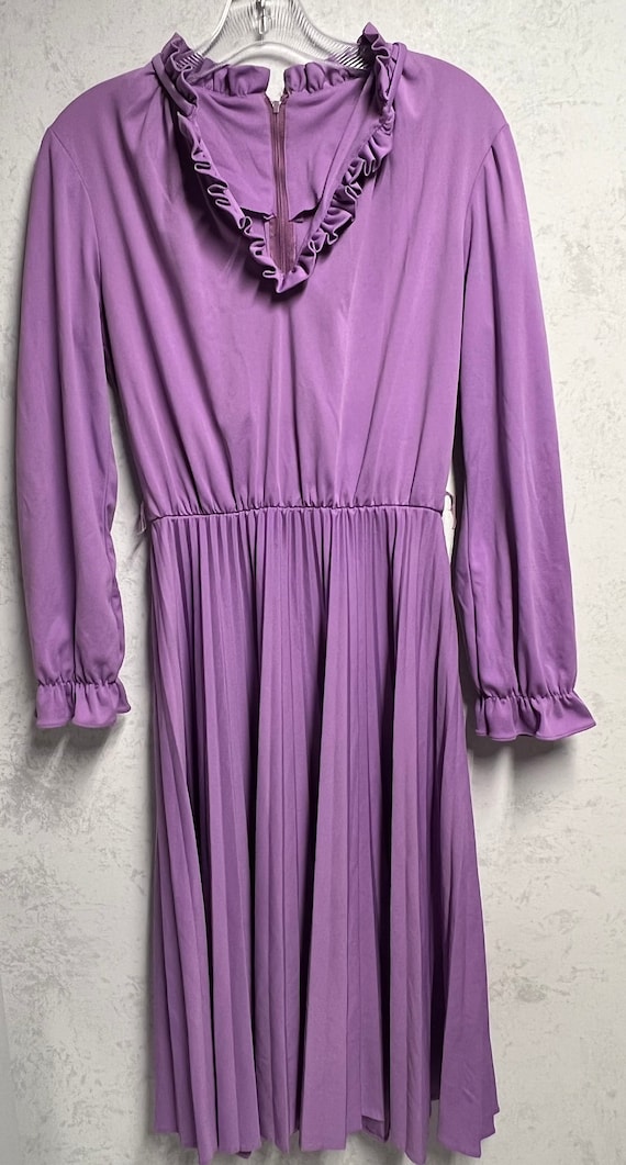 Vintage Lilac Ruffles Dress - image 1