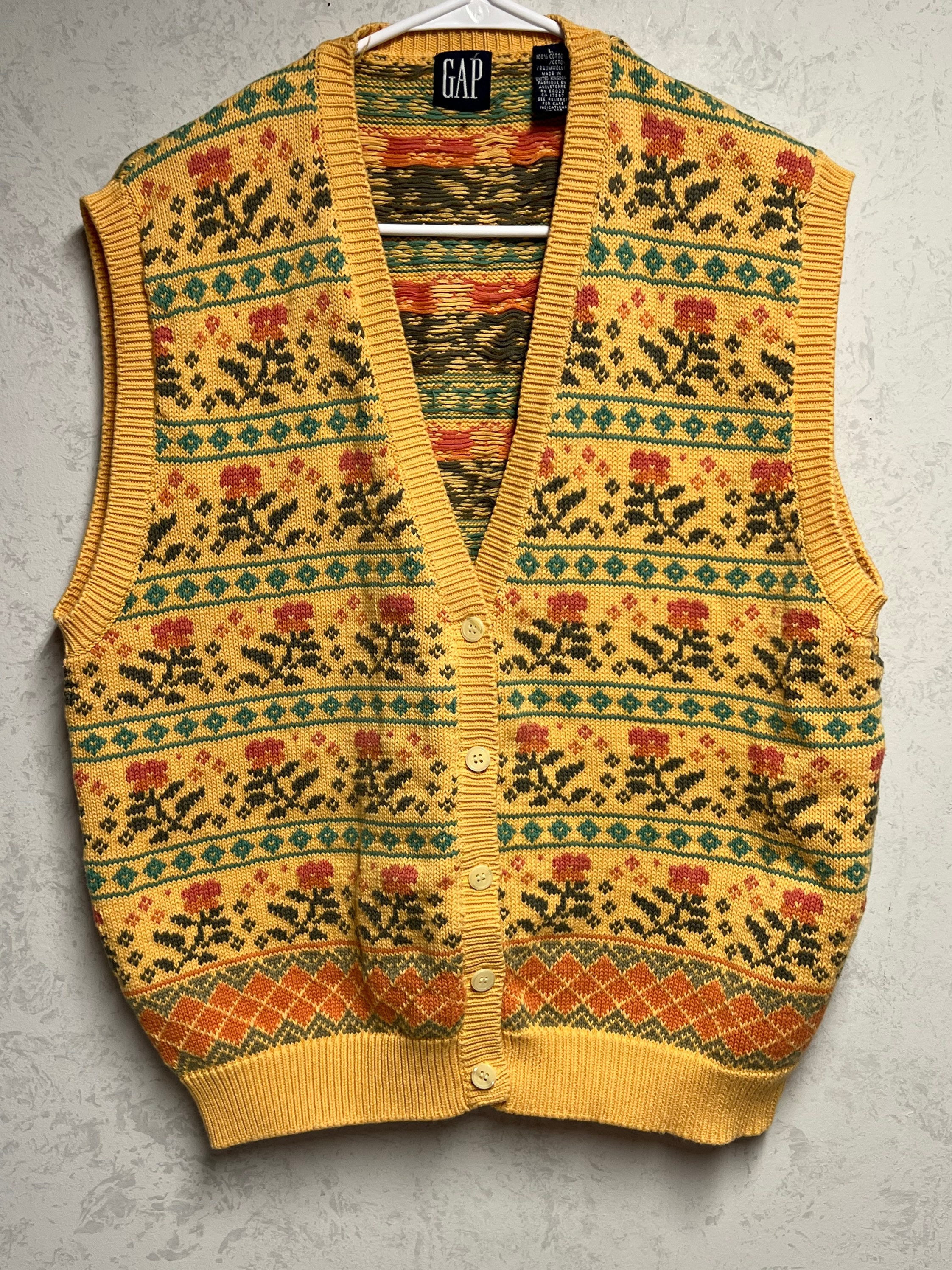 Gap sweater vest deals