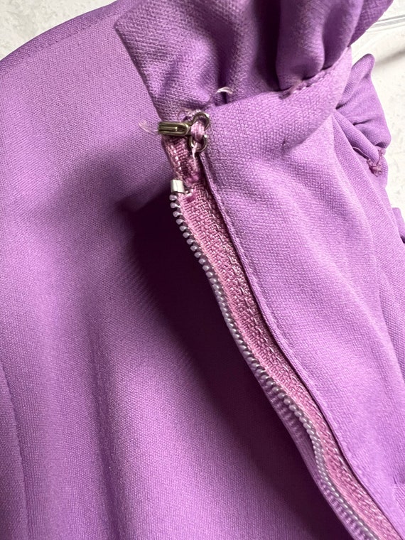 Vintage Lilac Ruffles Dress - image 9