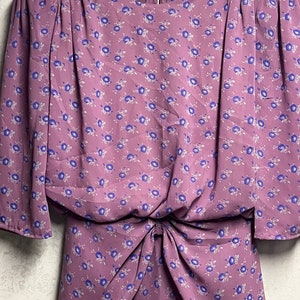 80s Does 40s Peplum Dress