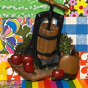Vintage Cider Press Wall Art