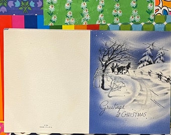 Originala vintage julkort - oanvända