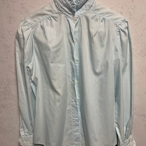 80s Ruffle Blouse