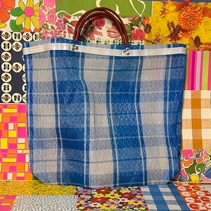 Vintage Plaid Tote