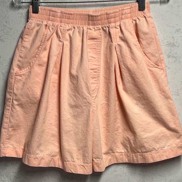 80s Cotton Pleated Shorts